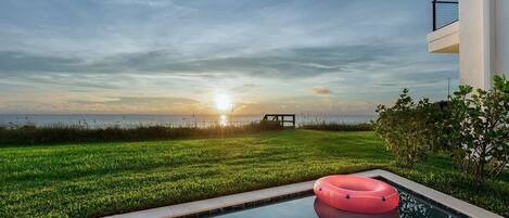 Una piscina climatizada