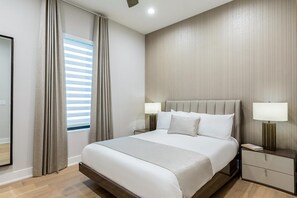 4 bedrooms, iron/ironing board, travel crib, WiFi