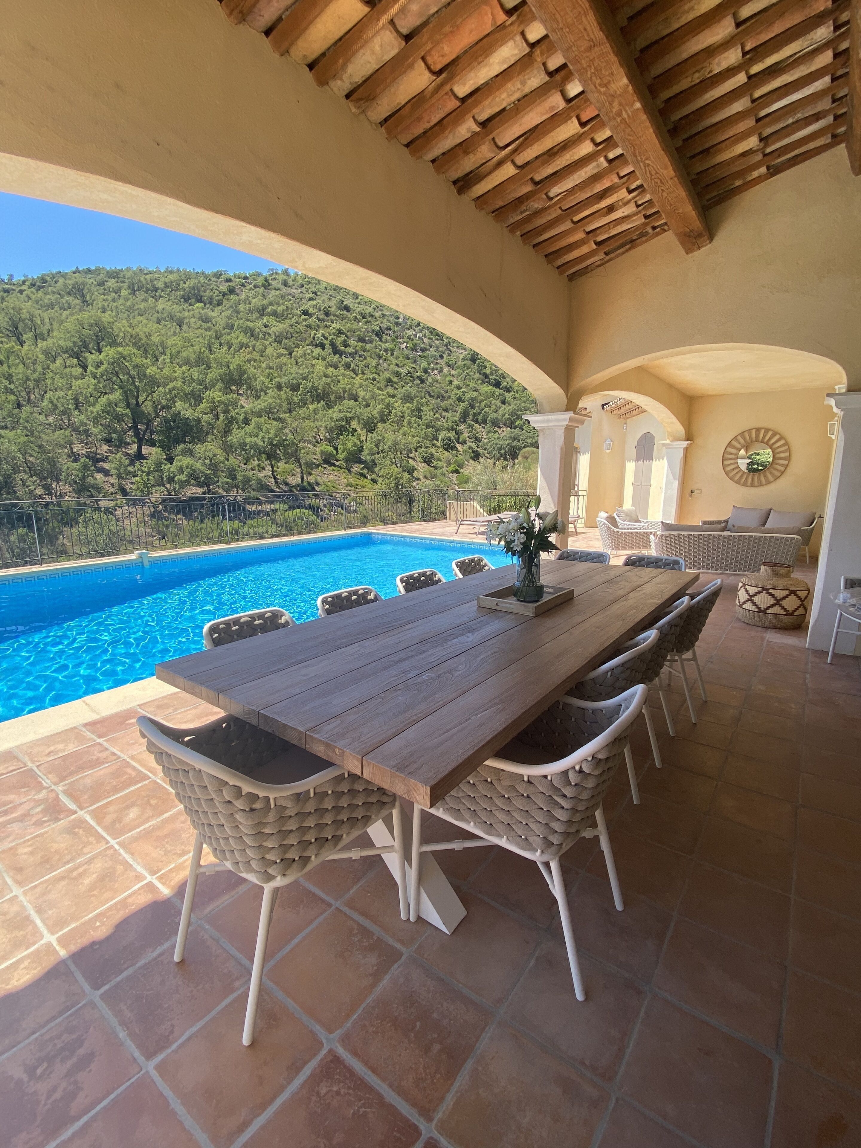 Alberca al aire libre 