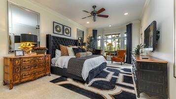 8 bedrooms, desk, iron/ironing board, WiFi