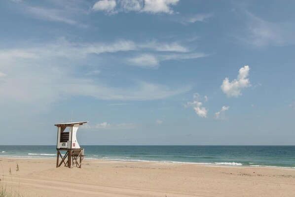 On the beach
