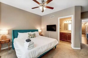 2 habitaciones, tabla de planchar con plancha y wifi gratis 