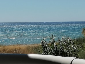 En la playa 