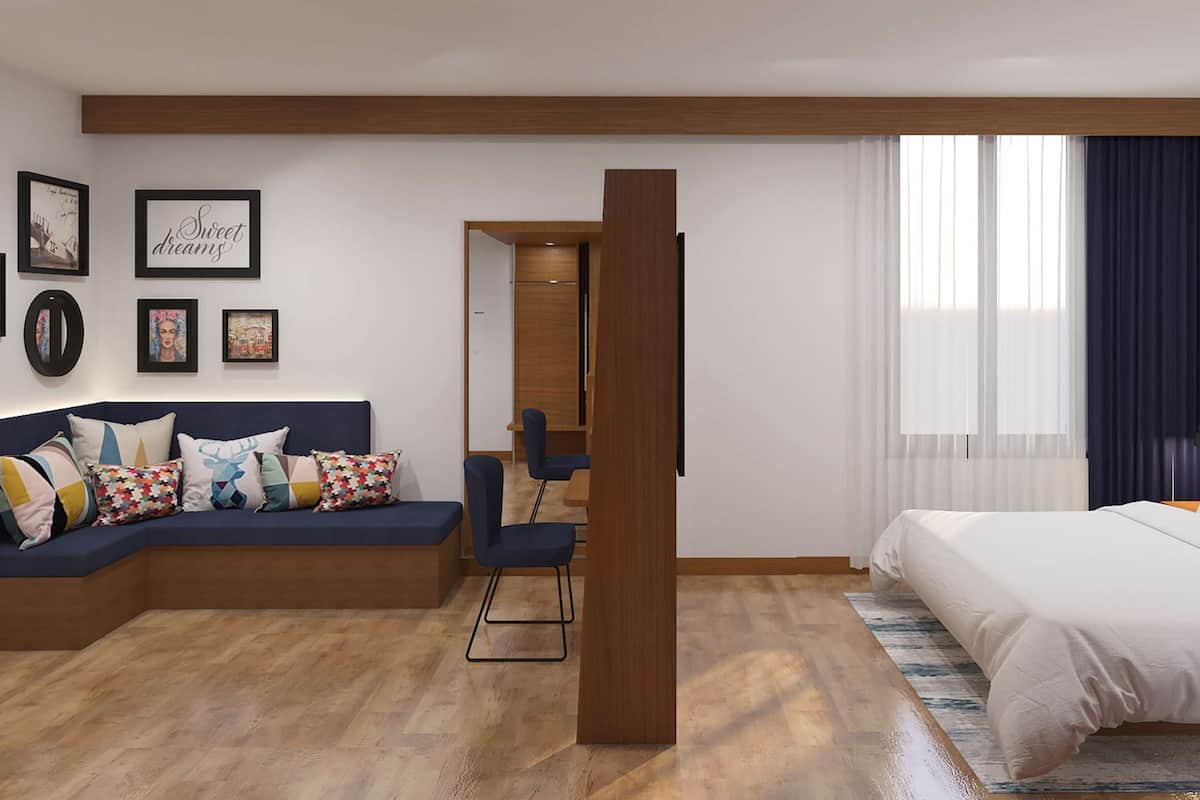 Room, 1 King Bed with Sofa bed | 2 bedrooms, in-room safe, desk, laptop workspace