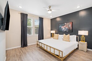 6 habitaciones, tabla de planchar con plancha y wifi gratis 