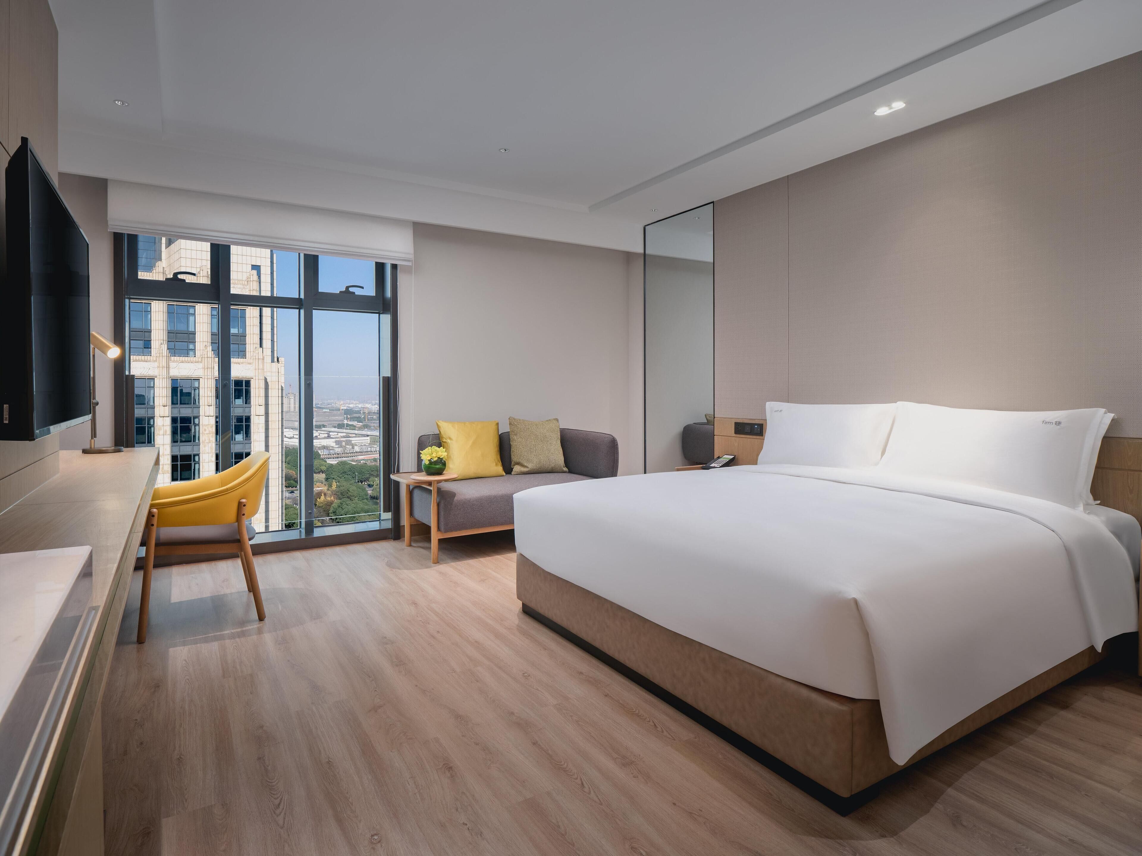 In-room safe, desk, laptop workspace, soundproofing