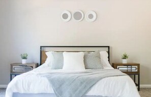 3 slaapkamers, een bureau, een strijkplank/strijkijzer, gratis wifi