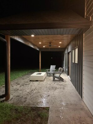 Terrace/patio - Home in Spring/Cow Creek. 15 miles North of Pierre, SD (Pierre)