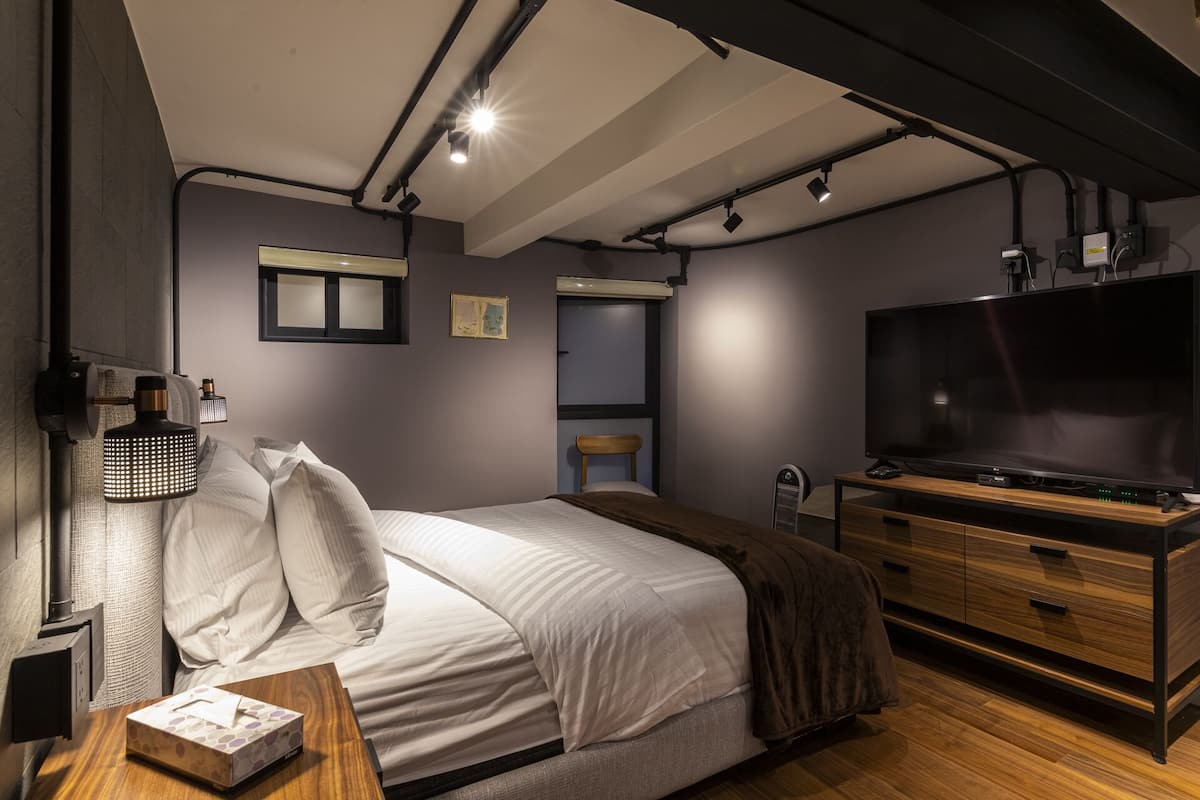Familie appartement | 1 slaapkamer, een kluis op de kamer, verduisterende gordijnen