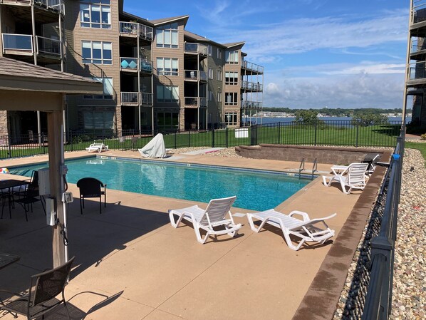 Indoor pool, outdoor pool