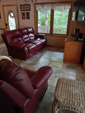 Smart TV, fireplace, DVD player, books - Private scenic Ozark Mountain retreat near beautiful Current River; sleeps 1-10! (Van Buren)