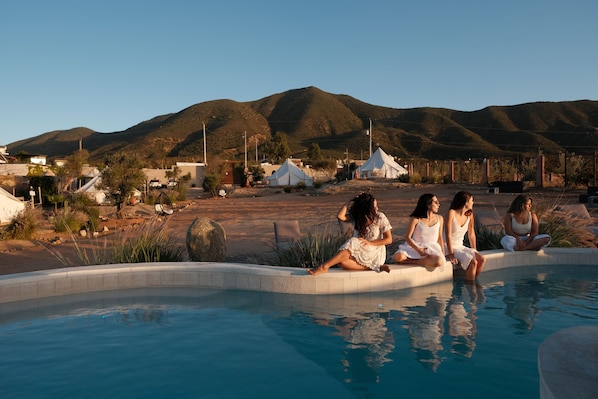 Seasonal outdoor pool