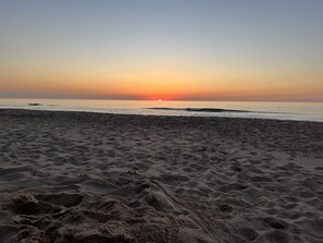 靠近海滩、沙滩毛巾