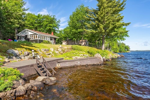 PRISTINE ROUND LAKE WITH EXPANSIVE LAKE VIEWS. 