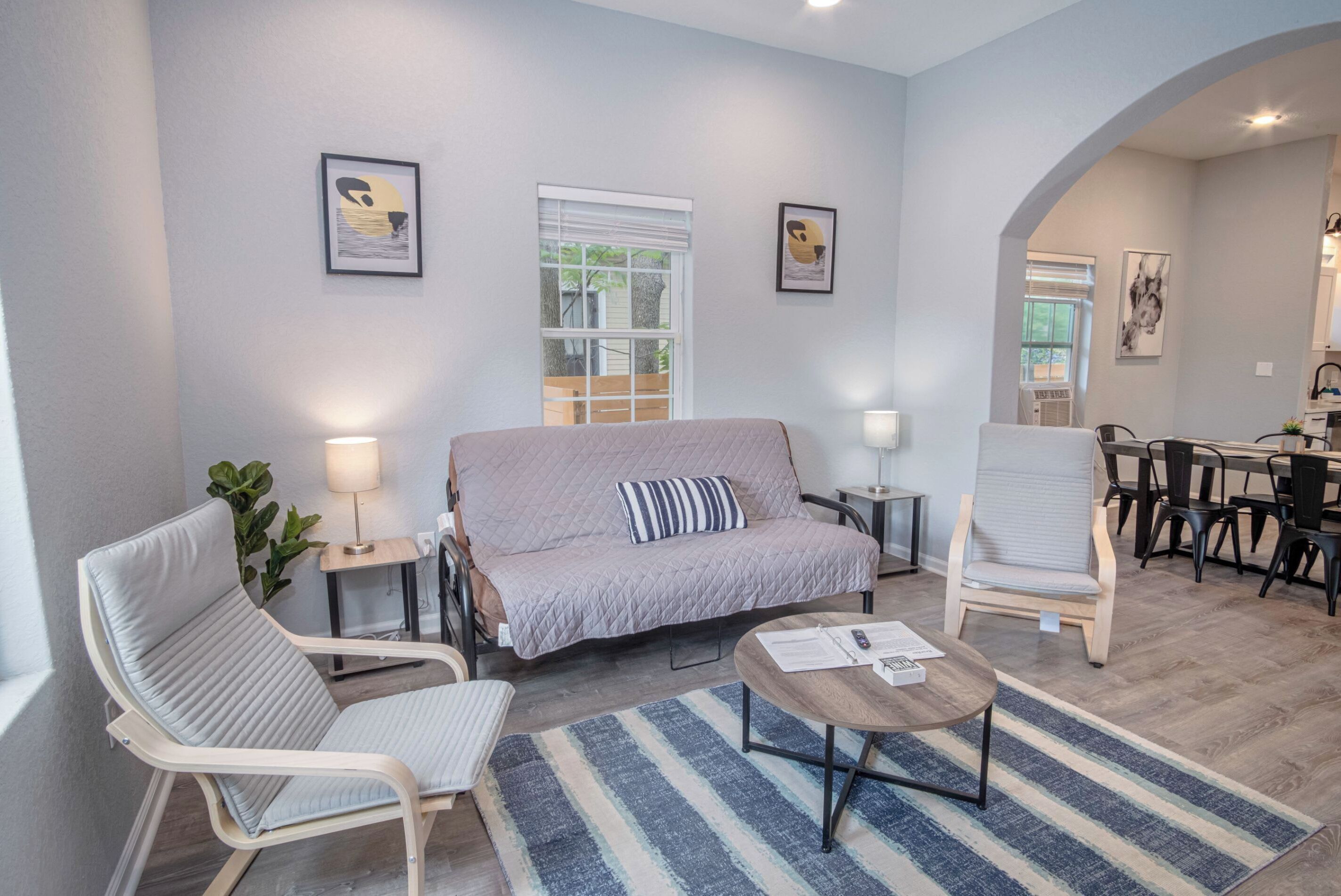 Apartment (2 Bedrooms) | Living area | 55-inch TV with cable channels