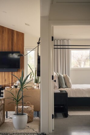 Desk, iron/ironing board, travel crib, free WiFi