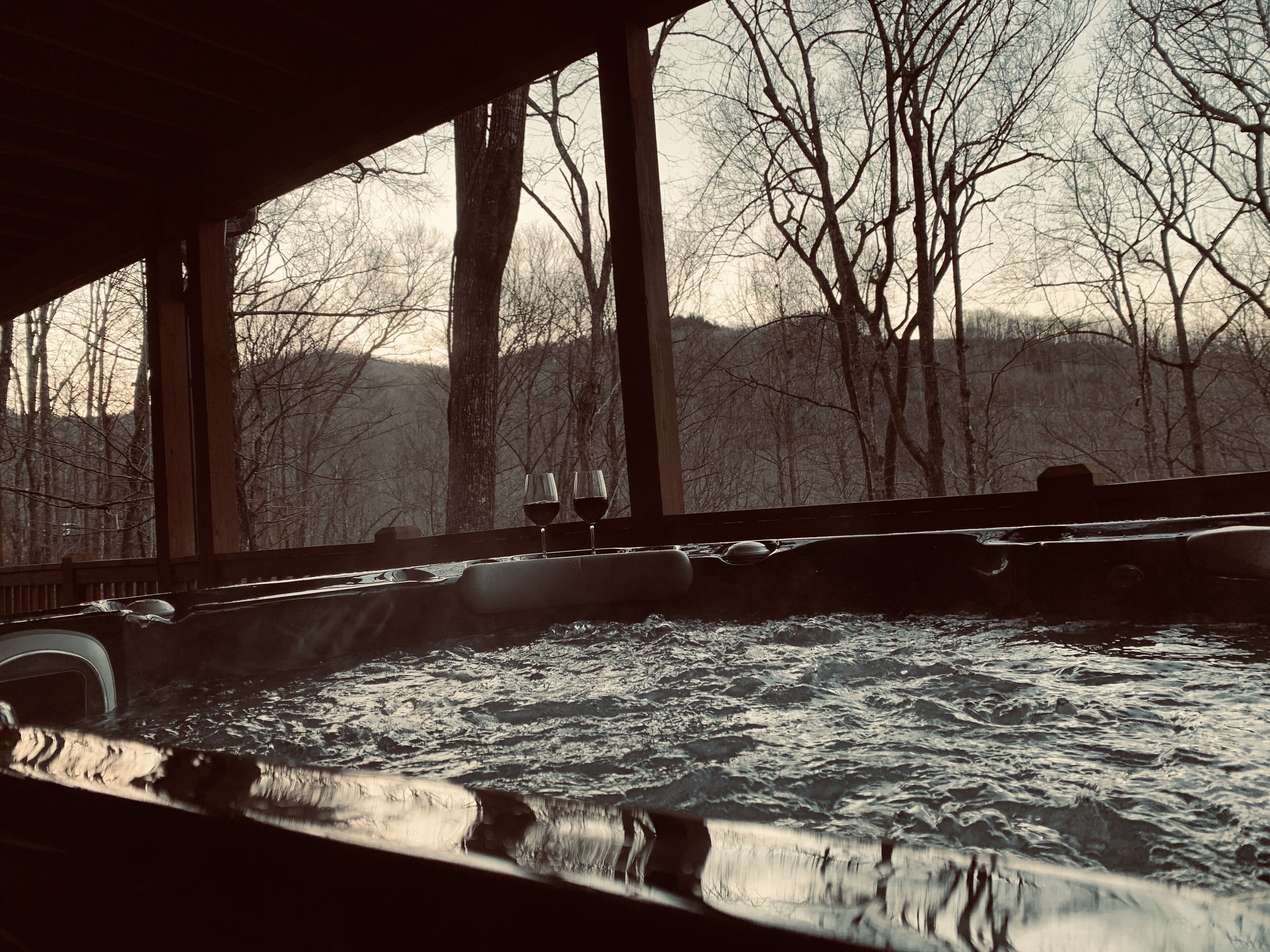 Bain à remous extérieur