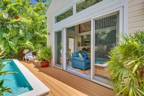 Terrace/patio - Serenity by AvantStay | Guest House in Old Town w/ Shared Pool (Key West)