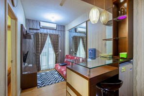 Standard Apartment | Desk, bed sheets - Angela Room (Bekasi)