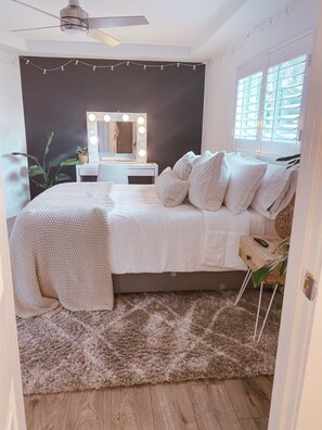 3 bedrooms, iron/ironing board, free WiFi