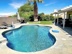 Outdoor pool, a heated pool - Escape to your Desert Hideaway!  (Thousand Palms)