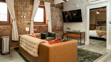 1 bedroom, iron/ironing board, travel crib, free WiFi
