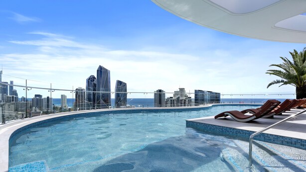 Outdoor pool - The Gallery Broadbeach - GCLR (Broadbeach)