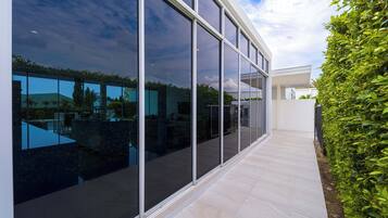 Entrada de la propiedad