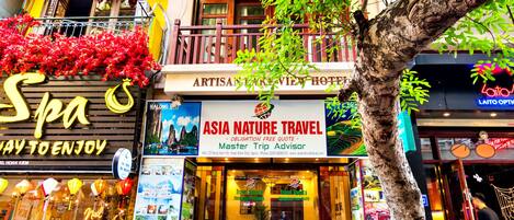 Fassade der Unterkunft