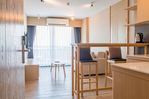Deluxe Double Room | Private kitchen | Mini-fridge, electric kettle - ONE Hotel (Khlong Luang)