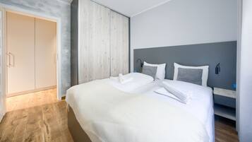 Apartment (6) | 1 Schlafzimmer, Bügeleisen/Bügelbrett, kostenloses WLAN, Bettwäsche