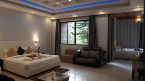 Club Room | Down comforters, laptop workspace, iron/ironing board, free WiFi - The shahanshahi (Dehradun)