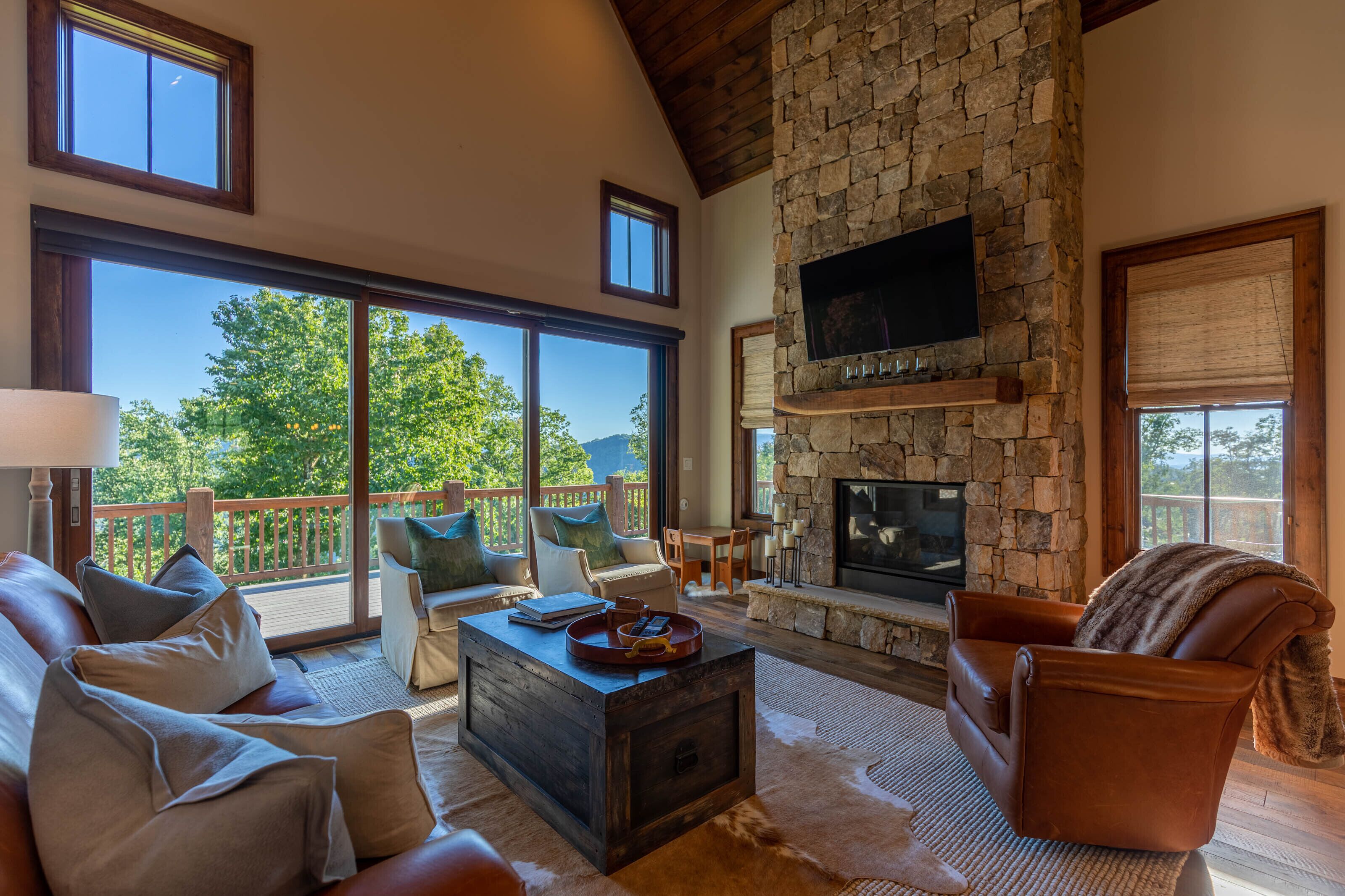 TV, fireplace, table tennis