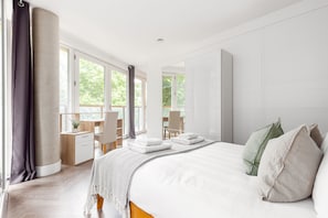 Apartamento | 2 quartos, roupas de cama antialérgicas, individualmente mobiliados