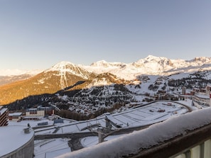 Balcony - Cozy studio at the foot of the slopes with balcony and pets allowed (Plagne Aime 2000)
