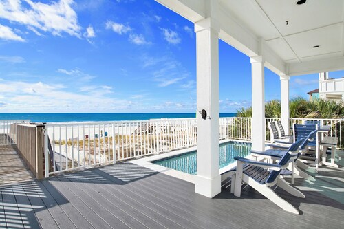 Beachfront Luxury | Heated Pool | Elevator | EV Charger