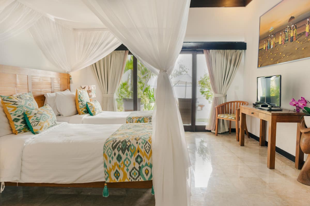 3 chambres, draps fournis