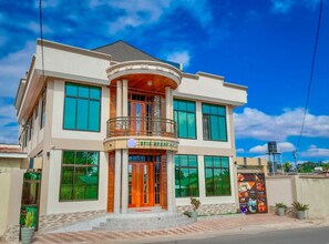 Façade de l’hébergement