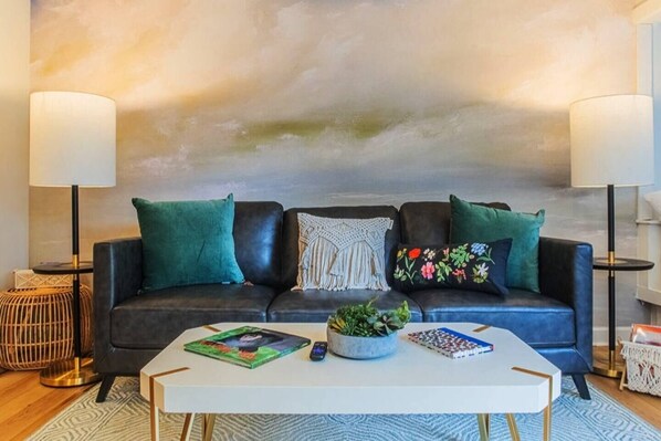 Smart TV y chimenea