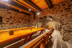 Dining - 'Unterlanpacher Historic Refugium' with Mountain View, Garden & Terrace (Laces)