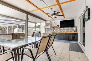 Dining - 'Tropical Landing' Stuart Home w/ Pool + Grill! (Stuart)