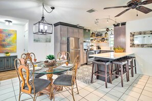 Dining - 'Tropical Landing' Stuart Home w/ Pool + Grill! (Stuart)