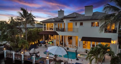 Luxury Home Villa D' Amore Southern Florida Paradise Sleeps 10 5 Bedroom Villa by RedAwning