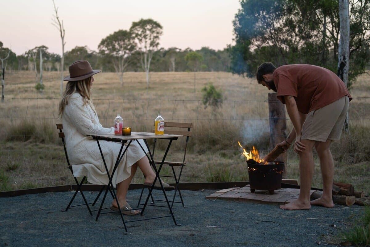 屋外ダイニングエリア