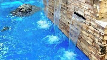 Indoor pool, outdoor pool