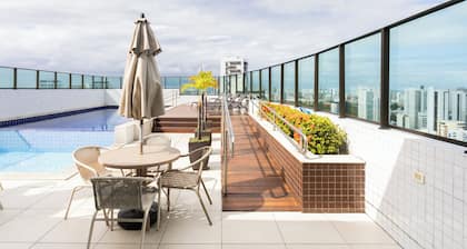 Lindo Flat no Beach Class Santa Maria em Boa Viagem