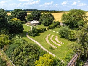 Property grounds - Beautiful Giant Glamping Yurt: Sleeps 8 (Scunthorpe, UK)