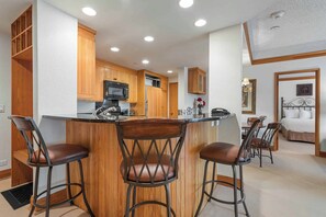 Fridge, microwave, oven, stovetop - The Charter at Beaver Creek A230 (Beaver Creek)