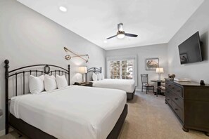 Iron/ironing board, travel crib, WiFi, bed sheets