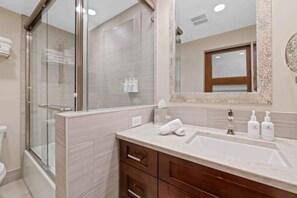 Hair dryer, towels